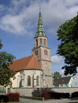 Neunstetten, Pfarrkirche St. Veit, sptes 14. Jahrhundert, Turm von 1482 (16.06.2013)