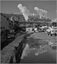 Spiegelbild und das Original von Valletta.
20. Sept. 2013