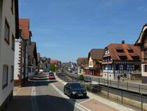 Friesenheim, Blick in die Hauptstrae, Juli 2013