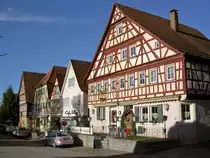 Langenburg, Fachwerkh�user in der Hauptstra�e (25.11.2013)