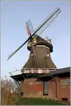 Wangerland. Die Stumpenser M�hle wurde 1816 gebaut. 26.11.2013