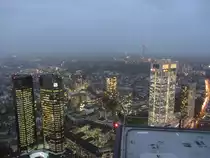 Aussicht von dem Main Tower, Frankfurt am Main. (02.11.2012)