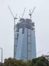 Das neue Geb�ude der Europ�ischen Zentralbank (Baustand:23.10.2012)