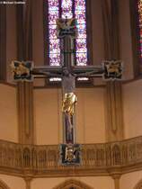 Triumpfkreuz in der Marienkirche am Markt von Osnabrck (Niedersachsen, Dezember 2013)