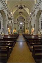 Nicastro - heute der wichtigste Teilort Lamezia Therme.

In der Nhe des Doms befindet sich die Klosterkirche San Domenico im Zentrum Nicastros. Sommer 2013.