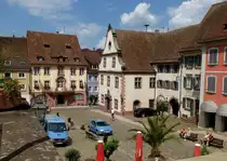 Endingen am Kaiserstuhl, Blick �ber den Marktplatz, Juni 2013