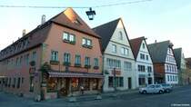 Konditorei Caf Frei in der Galgengasse (Rothenburg ob der Tauber, Landkreis Ansbach, Bayern, Dezember 2013)