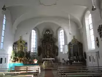 Veringenstadt, Alt�re der Wallfahrtskirche Maria Deutstetten (06.01.2014)