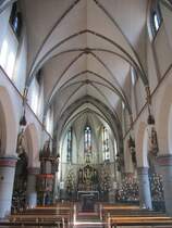 Neufra, Altre und Kanzel der St. Mauritius Kirche (06.01.2014)