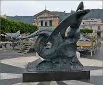 Scilla - Das gefr��ige Ungeheuer Skylla, das die Gef�hrten des Odysseus verschlang. Sommer 2013.