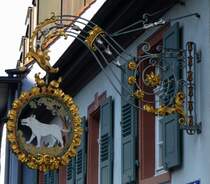 Freiburg, Restaurant  Wolfshhle  in der Altstadt, Okt.2013