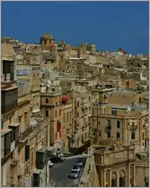 Dichte Bebauung sorgt f�r enge Wohnverh�ltnisse in Valetta.
(22.09.2013)