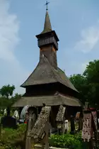 Ieud, Holzkirche  Nasterea Maicii Domnului , erbaut 1364, Malereien (1782) von
Alexandru Ponehalschi, Baia Mare (03.08.2009)