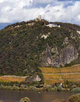 Ruine und Hotel Drachenfels im Siebengebirge - 30.10.2013