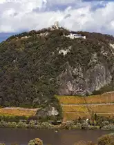 Ruine und Hotel Drachenfels im Siebengebirge - 30.10.2013