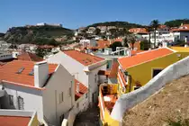 S�O MARTINHO DO PORTO (Concelho de Alcoba�a), 17.09.2013, Blick �ber die D�cher