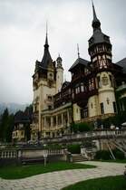 Sinaia, Schloss Peles, erbaut von 1873 bis 1883 fr Knig Carol I., Architekt Carl 
Wilhelm Christian Ritter von Doderer (09.08.2009)