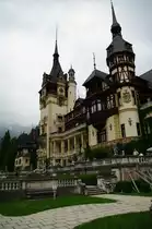 Sinaia, Schloss Peles, erbaut von 1873 bis 1883 f�r K�nig Carol I., Architekt Carl 
Wilhelm Christian Ritter von Doderer (09.08.2009)