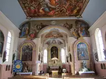 Erpfting, Alt�re von 1822 der St. Michael Kirche (22.02.2014)