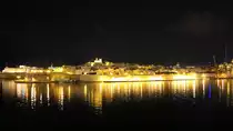 Valletta bei Nacht am 23.10.2013 gegen 21:30 Uhr.