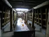 Buggingen, Aufenthaltsraum unter Tage f�r die Bergleute, Kali-Stollen-Museum, Mai 2013 