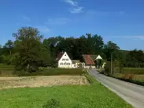Wippertskirch im Tuniberg, der Wippertskircher Hof ist der �brig gebliebene Rest einer ehemaligen Siedlung mit Schlo� und Kloster, Sept. 2013