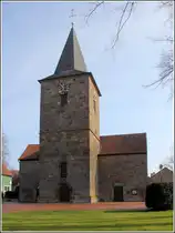 Hagen am Teutoburger Wald. Die ehemalige St.-Martinus-Kirche. Eine erste Kirche stand am 850 an dieser Stelle. Im Jahr 1492 erfolgte eine Neubau, der im Laufe der Jahrhunderte mehrfach erweitert wurde. 1973 erfolgte die Profanierung, seit 1976 wird sie für kulturelle Veranstaltungen genutzt. 06.03.2014