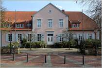 Bad Iburg. Im frheren Gografenhof ist heute das Rathaus untergebracht. 06.03.2014
