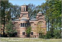 Osnabrck. Die serbisch-orthodoxe Kirche in der Wersener Strae. Scan eines Dias aus den 1970er Jahren.