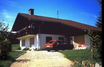 Pension Haus Rapp in Ofterschwang-Schweineberg (Landkreis Oberallg�u, Bayern, August 1987, Scan vom Dia)