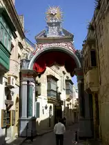 Rabat, Tor in der Triq il-Lunzjata Stra�e (21.03.2014)