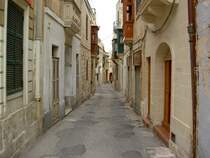 Zejtun, Huser in der Strae Triq il-Kbira (22.03.2014)