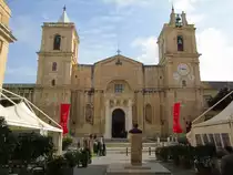Valletta, St. John Kathedrale, erbaut von 1573 bis 1577 durch Gro�meister Jean L`Eveque de la Cassiere (23.03.2014)