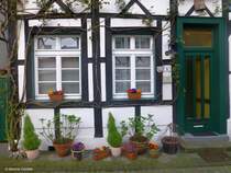 Denkmal geschtztes Haus in der  Alten Freiheit  Westerholt (Stadt Herten, Kreis RE, NRW, Mrz 2014)