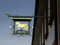 Schallstadt, Gasthaus  R�ssle , 1713 erstmals erw�hnt, April 2014