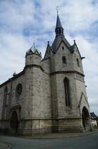 Obermarsberg, Stiftskirche St. Petrus und Paulus, erbaut im 13. Jahrhundert (01.08.2011)