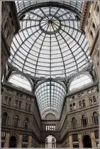 Neapel. Die Kuppel der Galleria Umberto I. 27.03.2014 