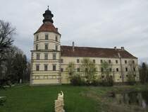 Schloss Schwarzenau im Waldviertel, Renaissanceschloss erbaut von 1580 bis 1592 (18.04.2014)