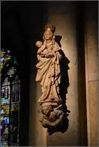 Kunst im K�lner Dom - Heiligenfiguren. Fr�hjahr 2014.