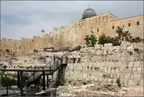 . Jerusalem -

El-Aqsa-Moschee, Ansicht von S�den.

25.03.2014 (Matthias)