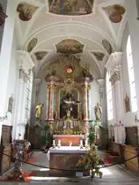 Dietkirch, Hochaltar der Pfarrkirche St. Johannes der T�ufer (23.04.2014)