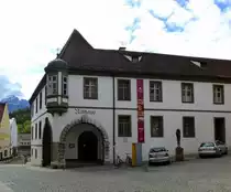 F�ssen, das Rathaus befindet sich in einem Teil des ehemaligen Klosters St.Mang, April 2014