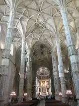 Belem, Igreja Santa Maria mit Netzgew�lben und Hochchor (24.05.2014)