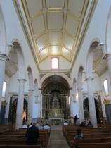 Portimao, Hochaltar der Igreja de Nuestra Senora de la Conception Kirche (25.05.2014)