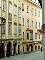 Badgasse im Linzer Altstadtviertel... aufgenommen am 26.6.2013