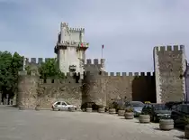 Beja, Castelo mit Torre de Menagem, mit 40 Meter h�chster Burgturm Portugals (27.05.2014)