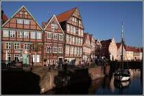 Ehemaliger Hafen in der Altstadt von Stade. Aufnahmedatum: 28.10.2005