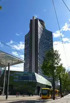 M�lhausen (Mulhouse), der 112m hohe Europaturm, Mai 2014