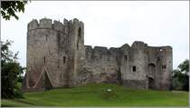 Chepstow Castle gilt als die lteste steinerne Burg Grobritanniens. Mit ihrem Bau wurde kurz nach 1067 begonnen. 04.06.2014