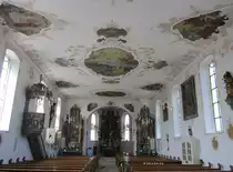 Kirchbierlingen, barocke Ausstattung der St. Martin Kirche (07.06.2014)